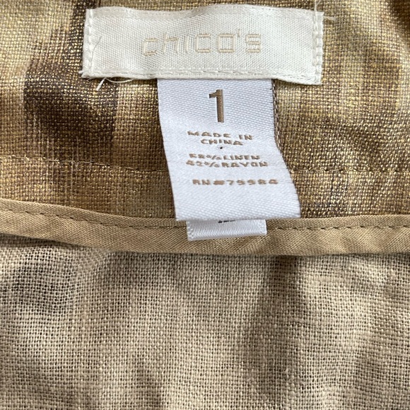 Chico’s Zippered Women’s Blazer - Picture 3 of 3